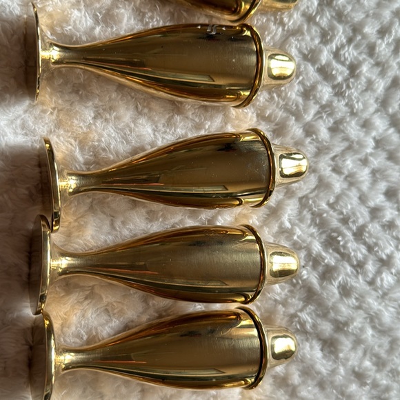 Five sets of Vintage DIRILYTE-Dirigold Salt and Pepper Shakers!clean and shiny - Picture 2 of 16